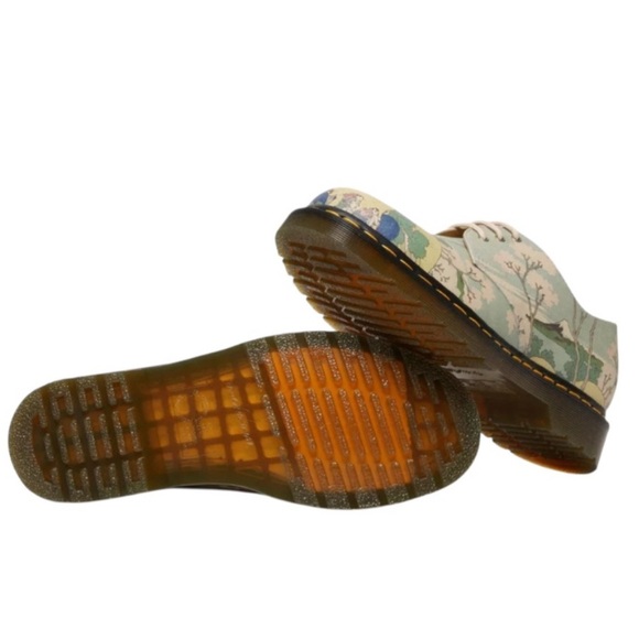 NWOB Dr. Martens Docs Limited 1461 Hokusai The Met Leather Oxford Shoes W9 M8 - Picture 4 of 5